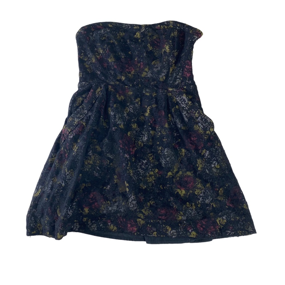 Free People Women's Mini Halter Dress Black Floral Lace Size 2 Lining  Party. - Picture 10 of 14